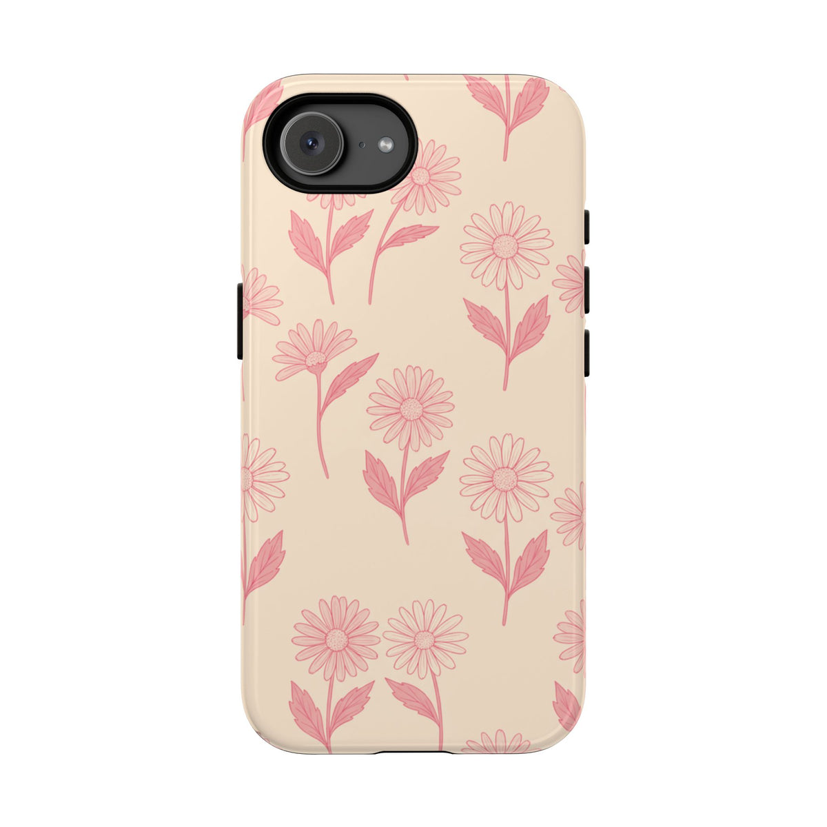 Pretty Pink Daisy Pattern Phone Case - Pink Phone Case - iPhone 17e / Glossy