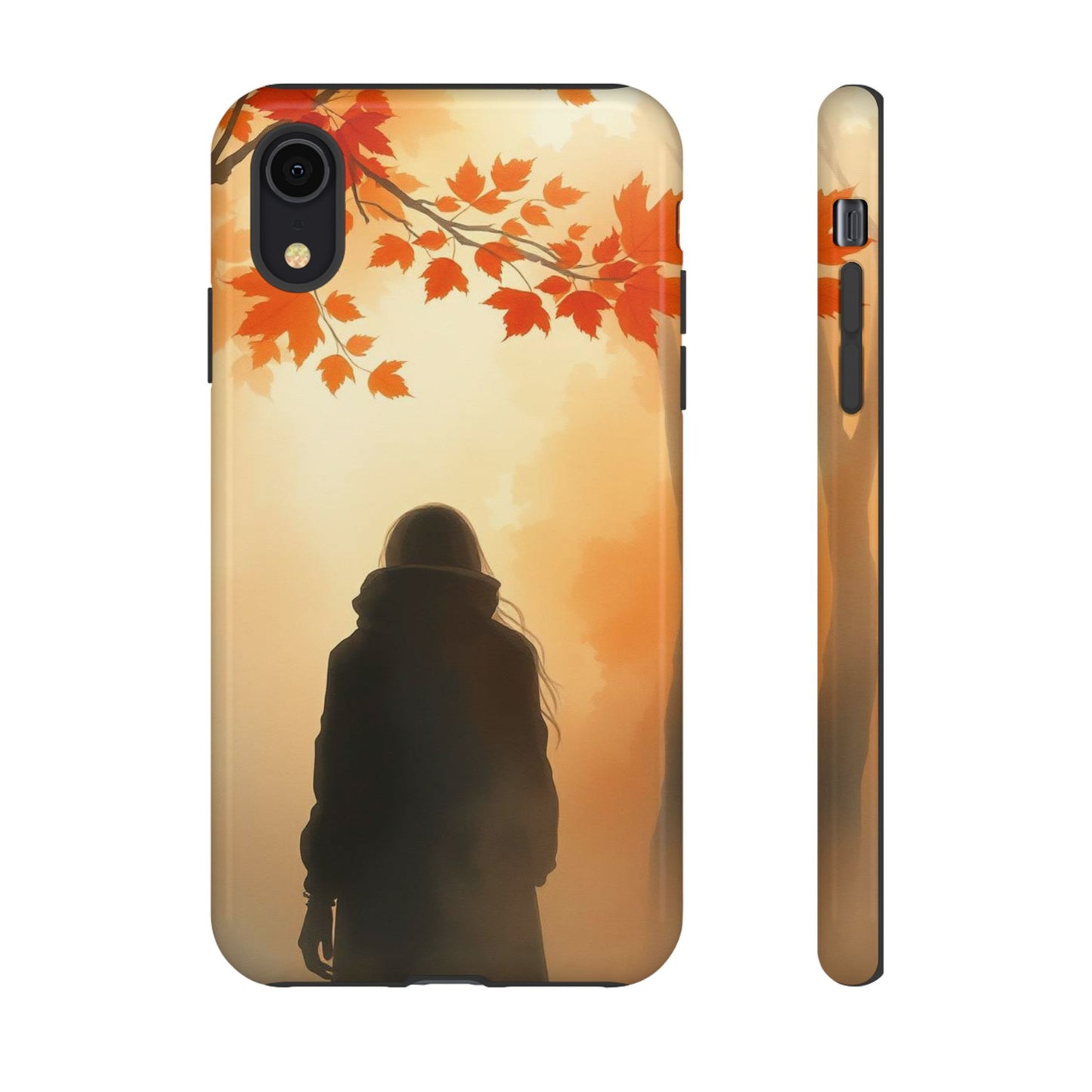 iPhone XR / Glossy Phone Case - Watercolour Mysterious Woman Phone Case