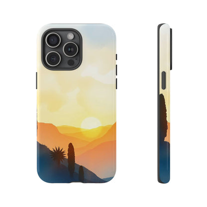 Watercolour Sunset Design Phone Case - Multicolor Phone Case - iPhone 15 Pro Max / Glossy
