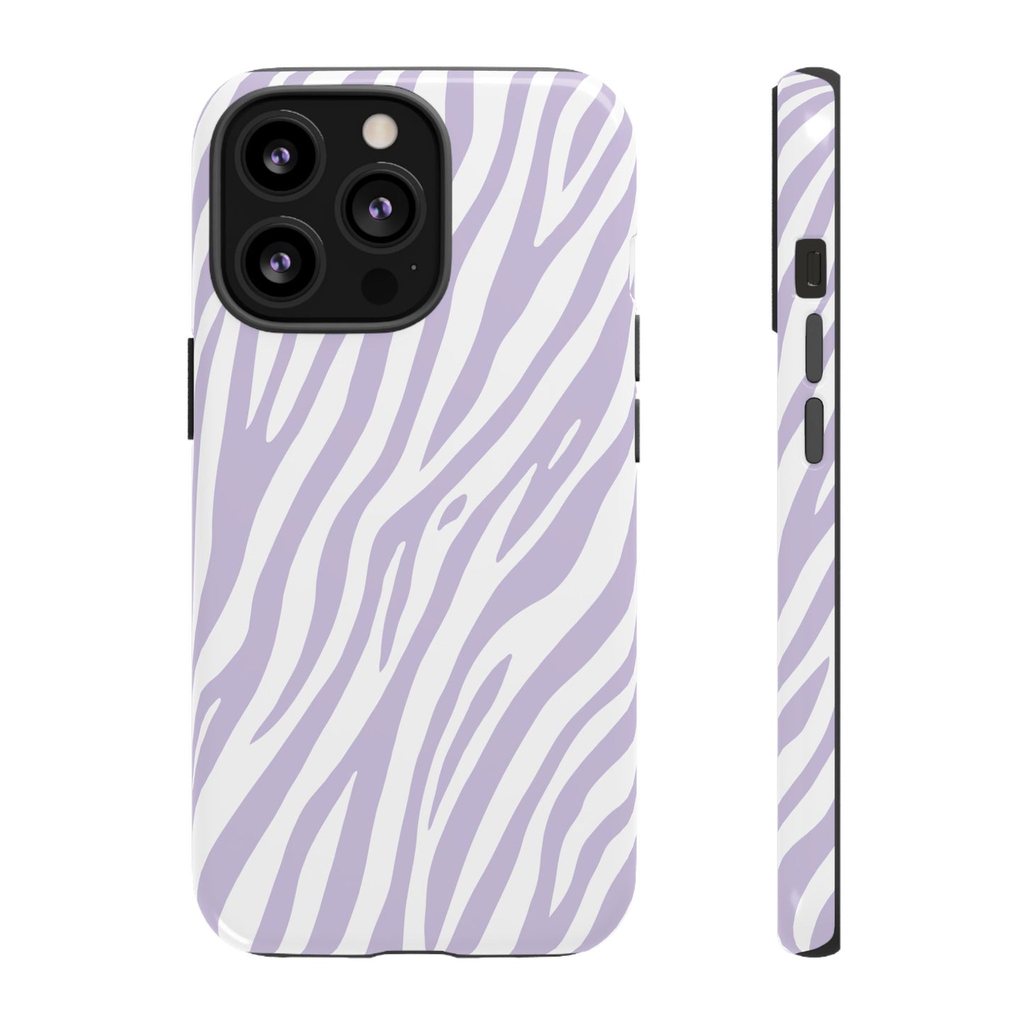 Lavender Tiger Print Phone Case