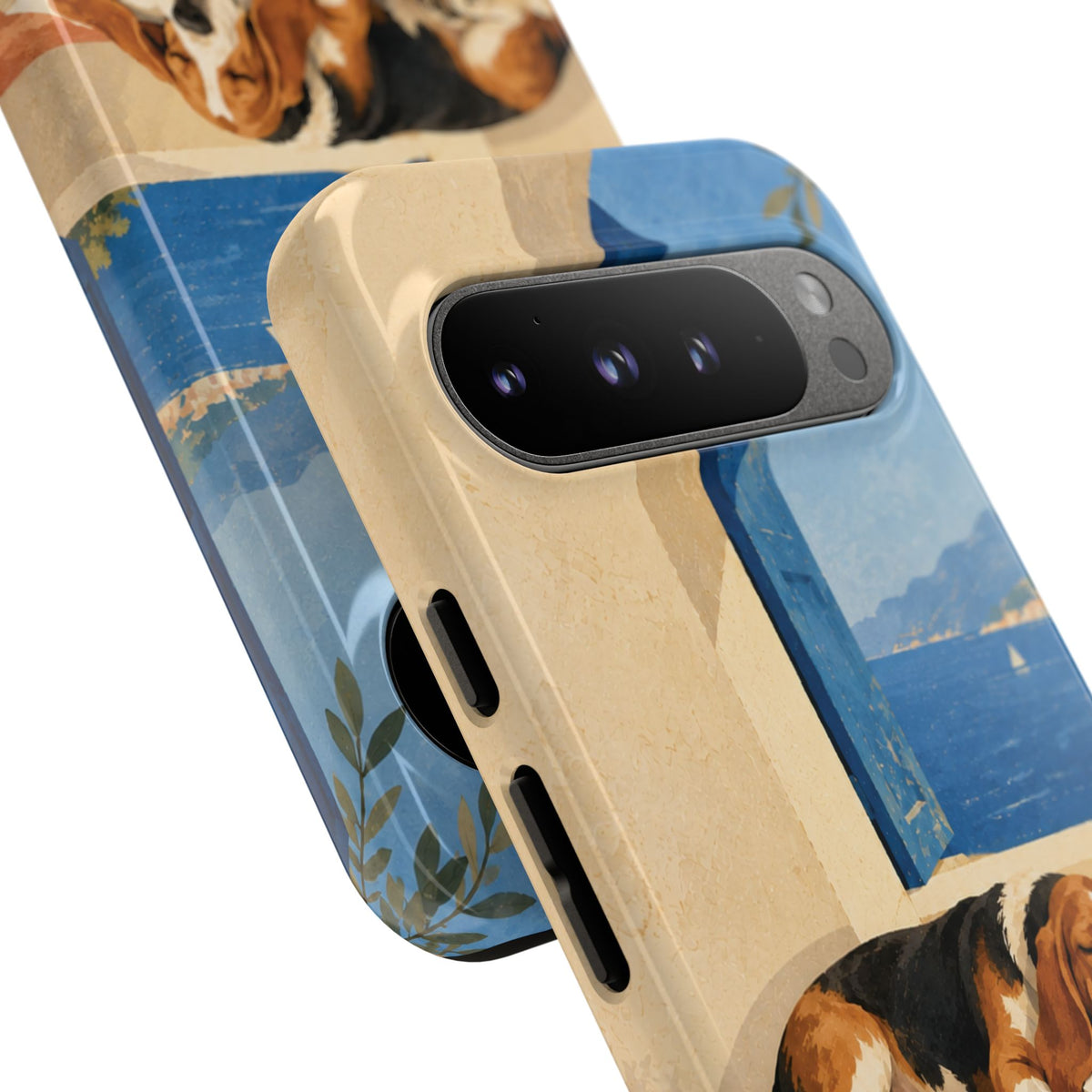 Basset Hound Unfinished Chapter Phone Case - Multicolor Phone Case