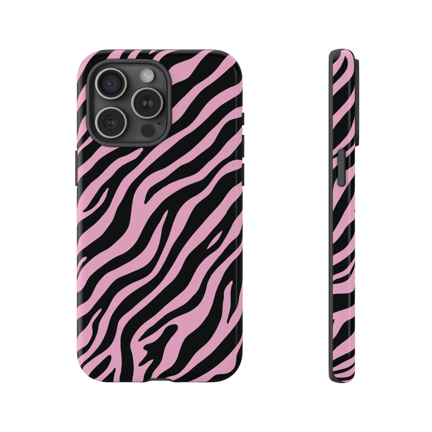 Stylish Blush Zebra Print Phone Case