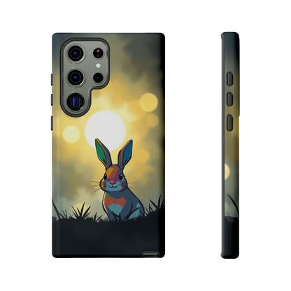 Samsung Galaxy S23 Ultra / Glossy Phone Case - Gothic Rabbit Moody Design Phone Case