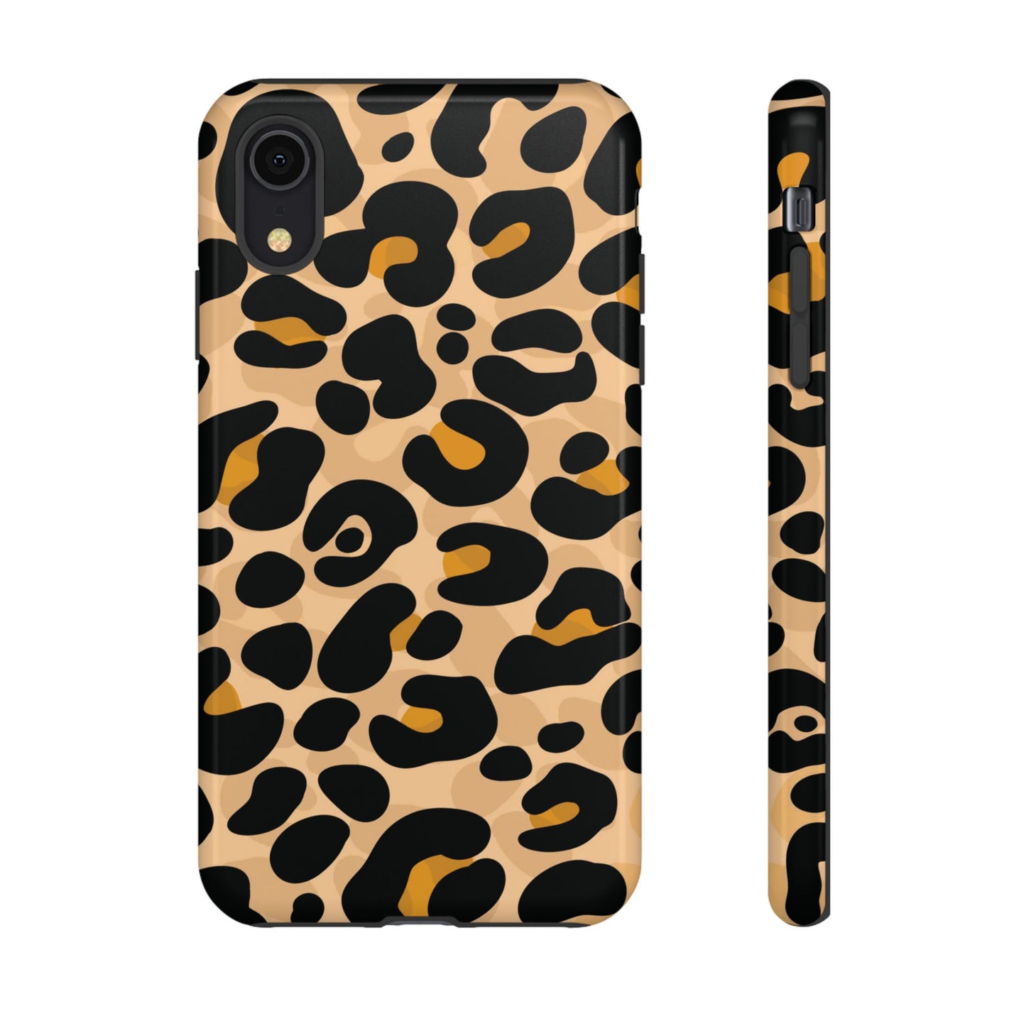 Stylish Mocha Leopard Print Phone Case