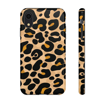 Stylish Mocha Leopard Print Phone Case