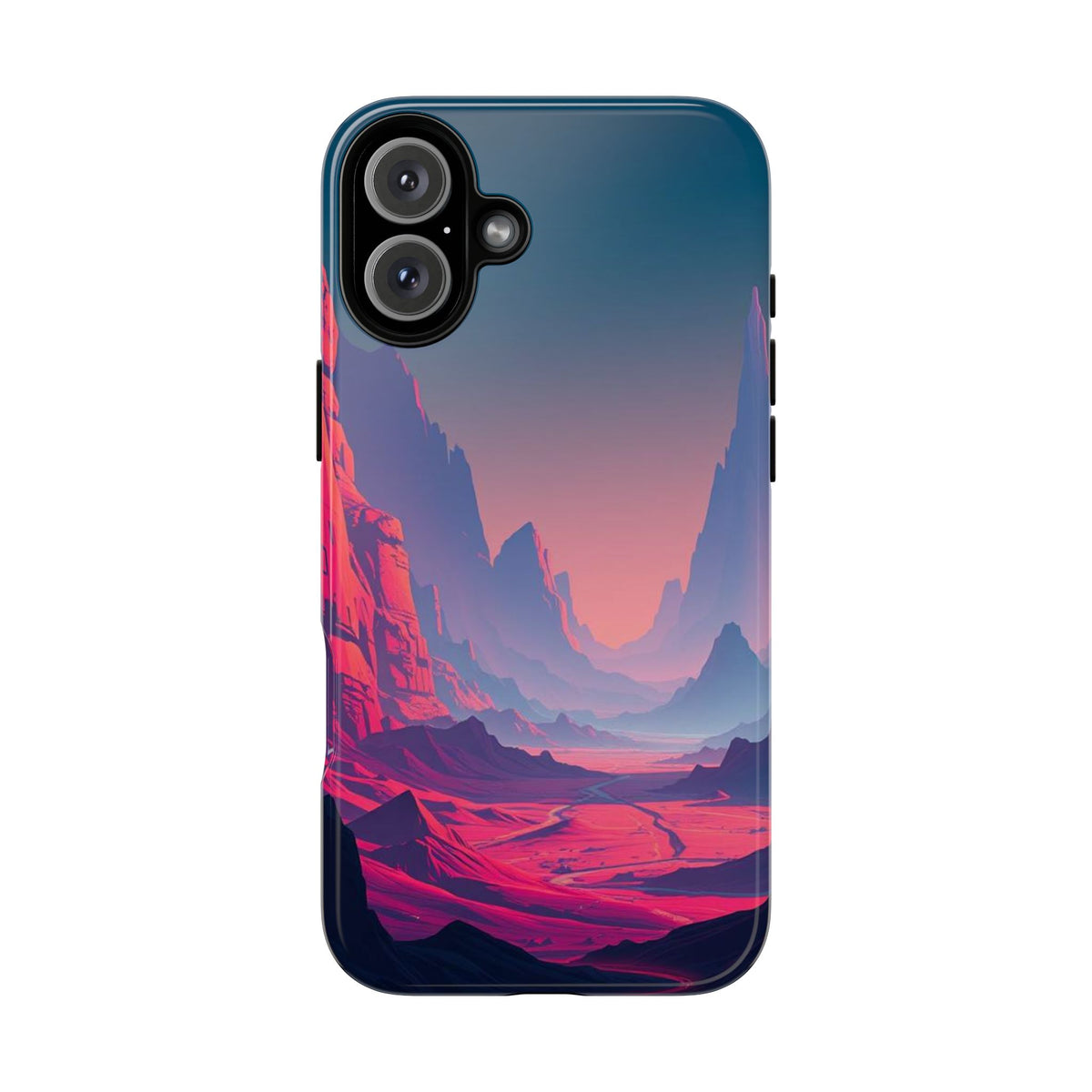 Alien Vista Design Phone Case - Multicolor Phone Case - iPhone 16 Plus / Glossy