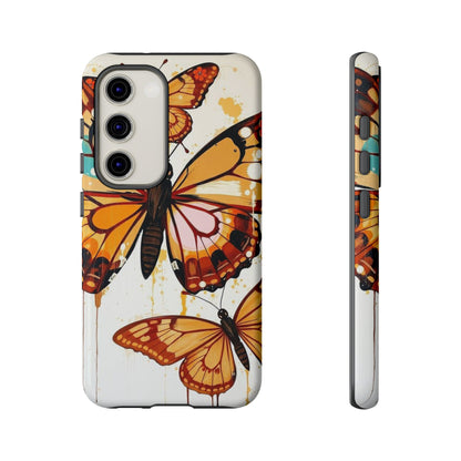 Abstract Butterflies Design Phone Case - Multicolor Phone Case - Samsung Galaxy S23 / Glossy
