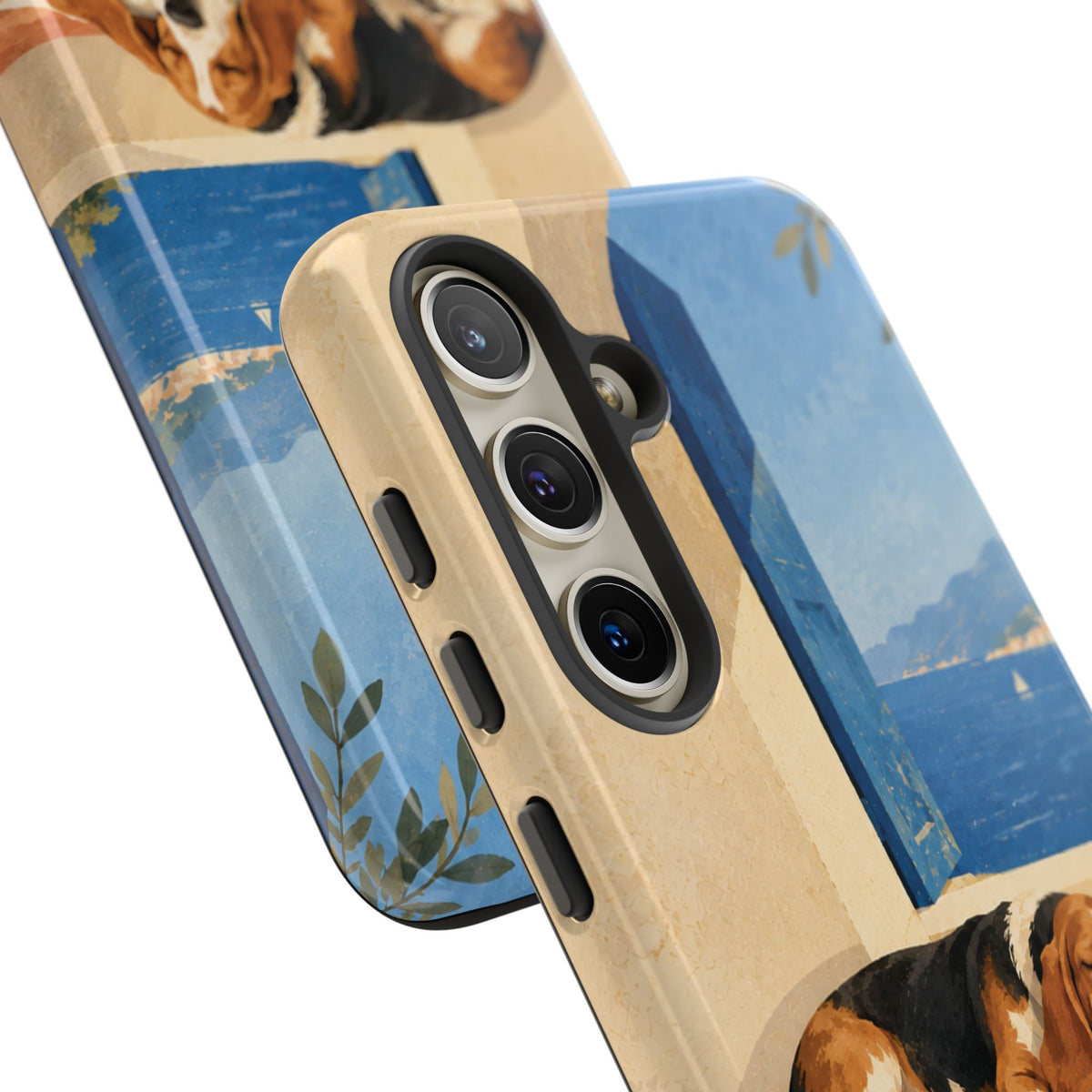 Basset Hound Unfinished Chapter Phone Case - Multicolor Phone Case