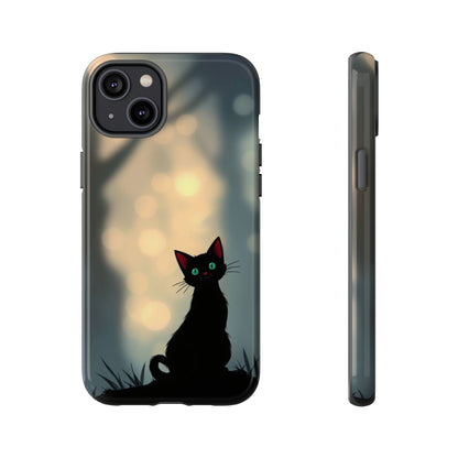 Gothic Cat Design Phone Case - Multicolor Phone Case - iPhone 14 Plus / Glossy