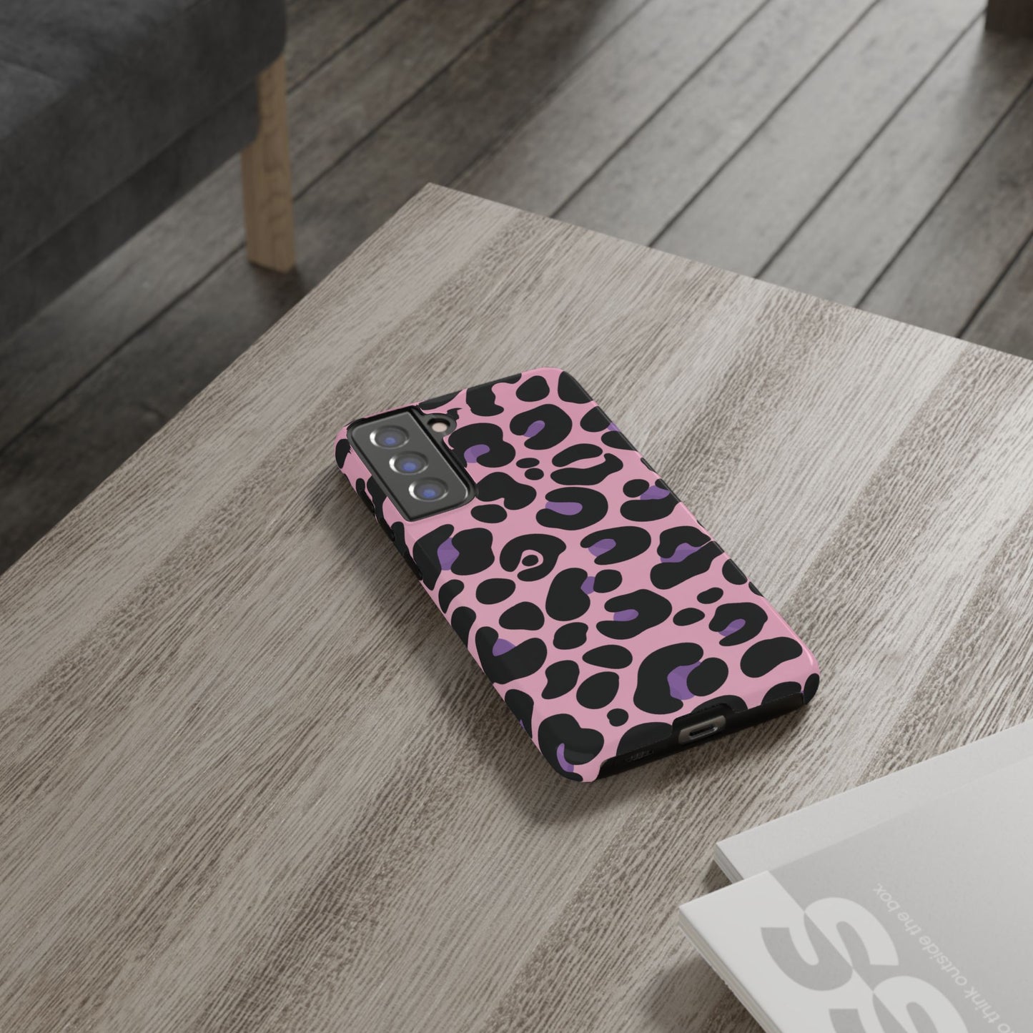 Pretty Pink & Lavender Leopard Print