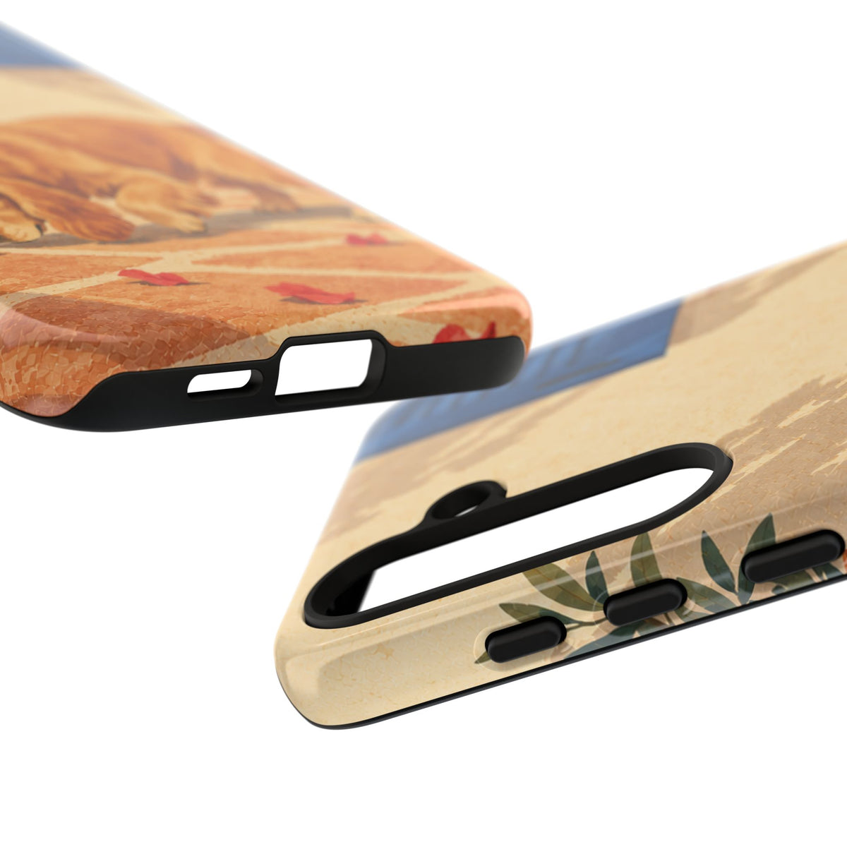 Cocker Spaniel Scent Trail Phone Case - Multicolor Phone Case