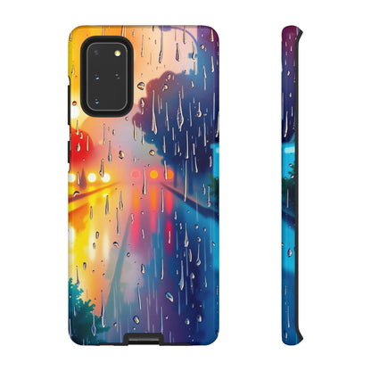 Electric Rain Watercolour Design Phone Case - Multicolor Phone Case - Samsung Galaxy S20+ / Glossy