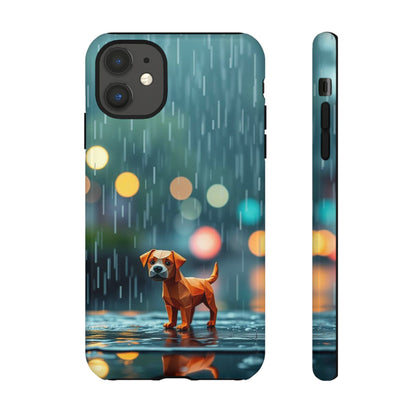 Origami 'Soggy Dog' Design Phone Case