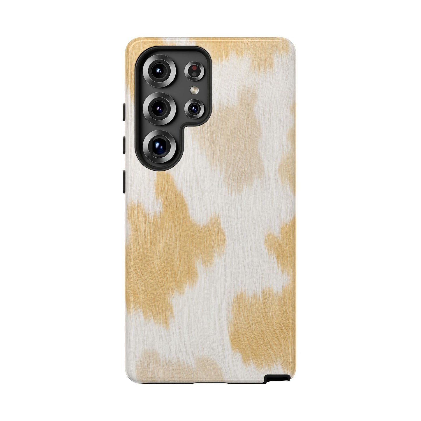 Golden Honey Cow Print Phone Case