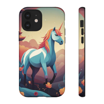 Stylised Unicorn Design Phone Case - Multicolor Phone Case - iPhone 12 / Glossy