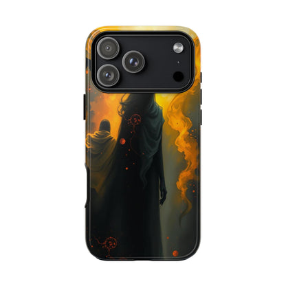 iPhone 17 Pro Max / Glossy Phone Case - Acrylic Gothic Myterious Figures Phone Case