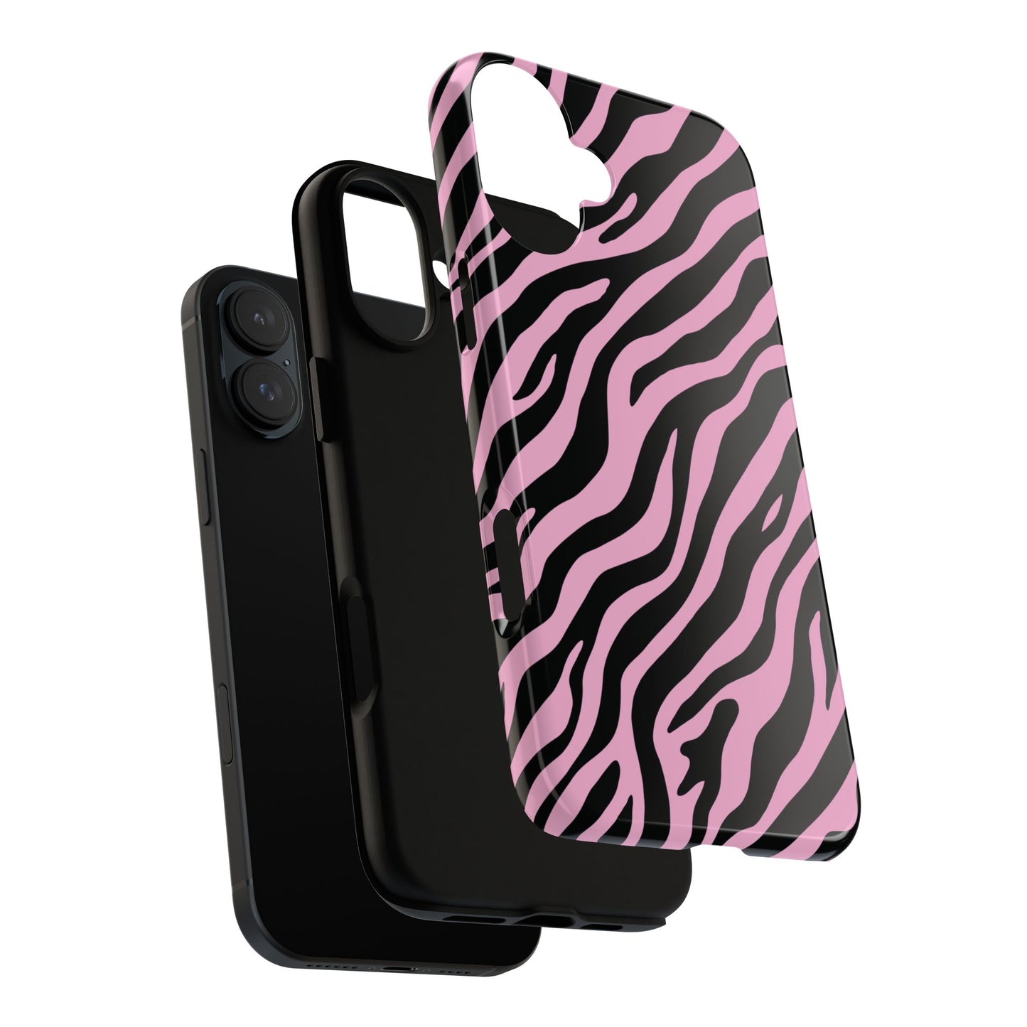 Stylish Blush Zebra Print Phone Case