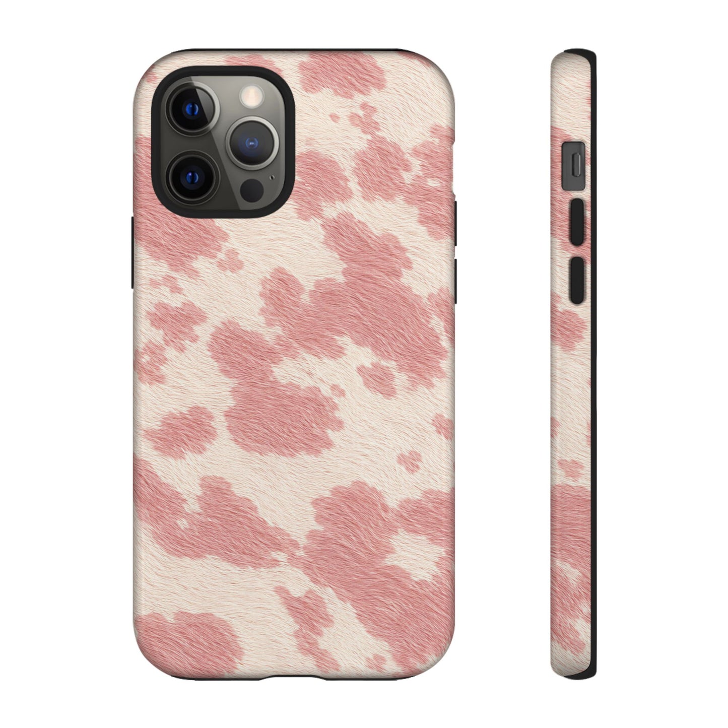 Pretty Blush Cow Print Phone Case