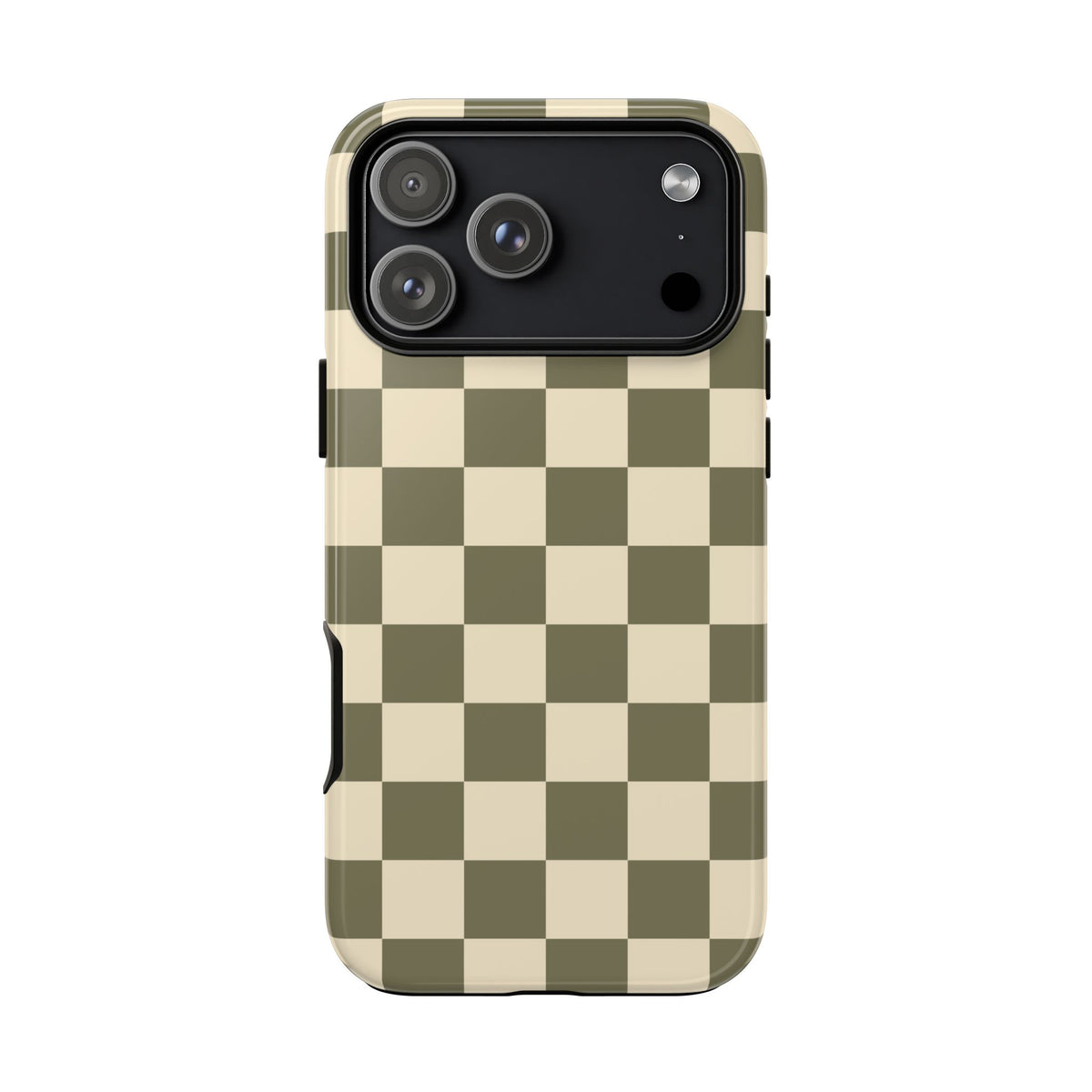 Green Checked Pattern Phone Case - Green Phone Case - iPhone 17 Pro Max / Glossy