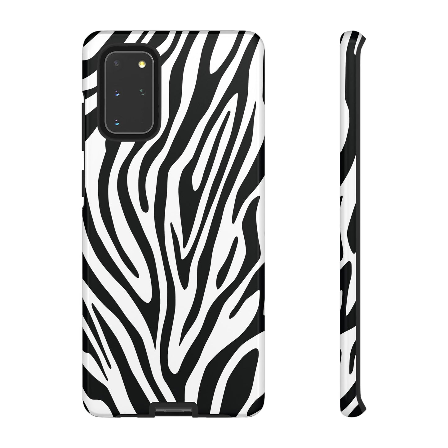 Classic Monochrome Tiger Print Phone Case