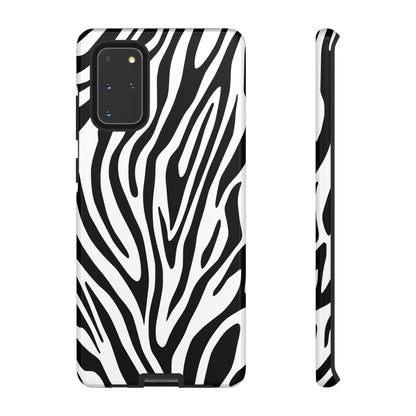 Classic Monochrome Tiger Print Phone Case