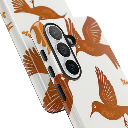 Abstract Bird Pattern Phone Case - Multicolor Phone Case