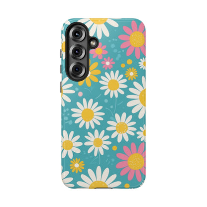Samsung Galaxy S25 Plus / Glossy Phone Case - Daisies Floral Pattern 5 Phone Case