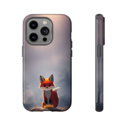 Cute Gothic Fox Design Phone Case