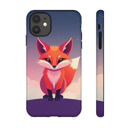 iPhone 11 / Glossy Phone Case - Pop Art Fox Design Phone Case