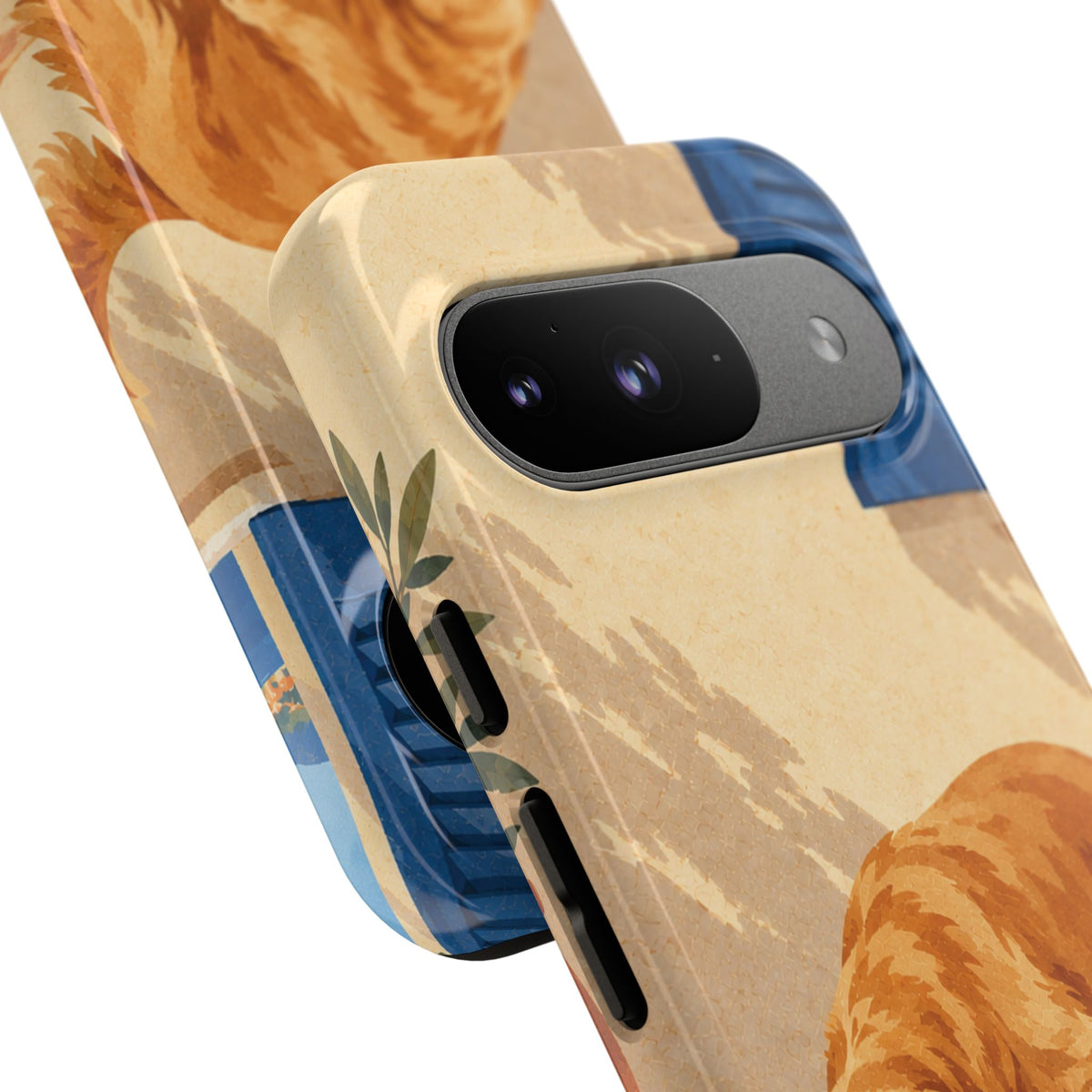 Cocker Spaniel Scent Trail Phone Case - Multicolor Phone Case