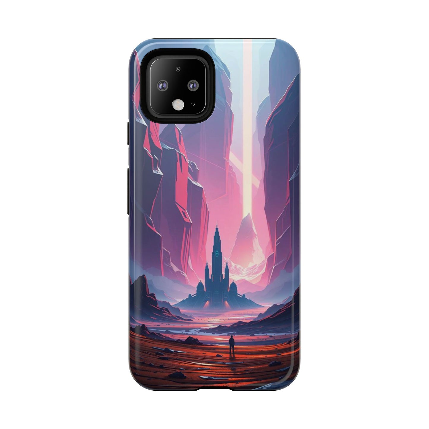 Alien Fortress Design Phone Case
