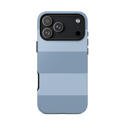 Light Blue Horizontal Stripe Pattern Phone Case - Blue Phone Case - iPhone 17 Pro Max / Glossy