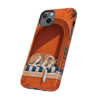 Whippet Siesta Nook Phone Case - Multicolor Phone Case