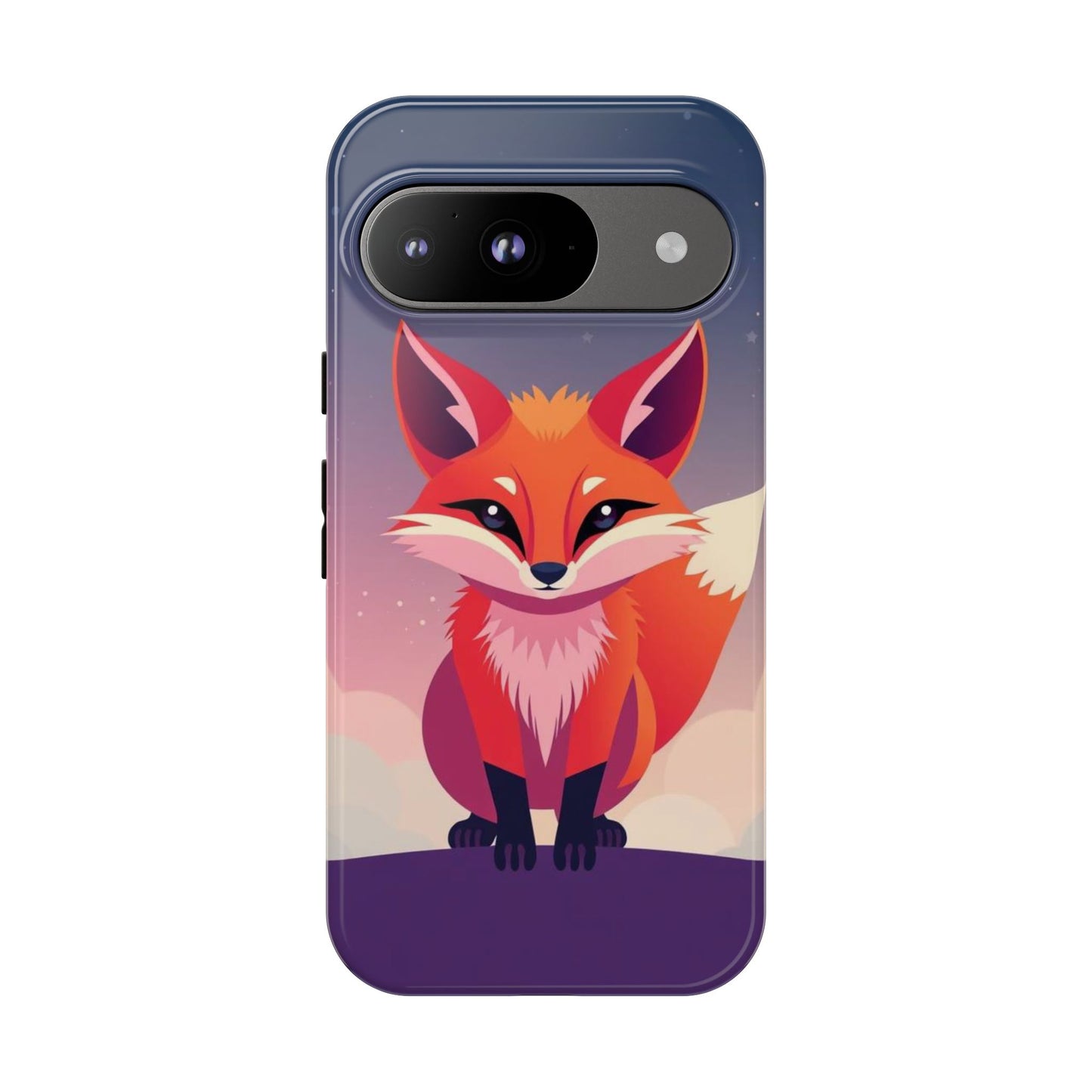 Google Pixel 9 / Glossy Phone Case - Pop Art Fox Design Phone Case