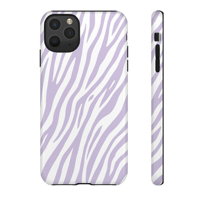 Lavender Tiger Print Phone Case