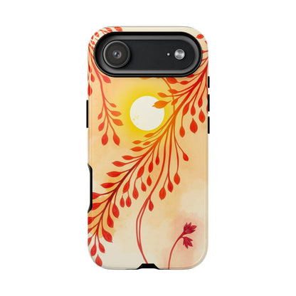 iPhone 17 Air / Glossy Phone Case - Boho Chic Watercolour Sunset Design Phone Case