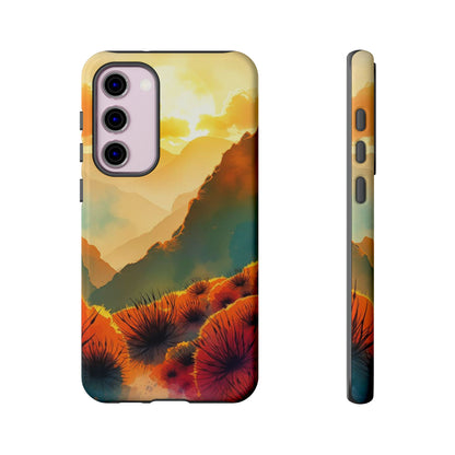 Ideallic Watercolour Sunset Design Phone Case - Multicolor Phone Case - Samsung Galaxy S23 Plus / Glossy