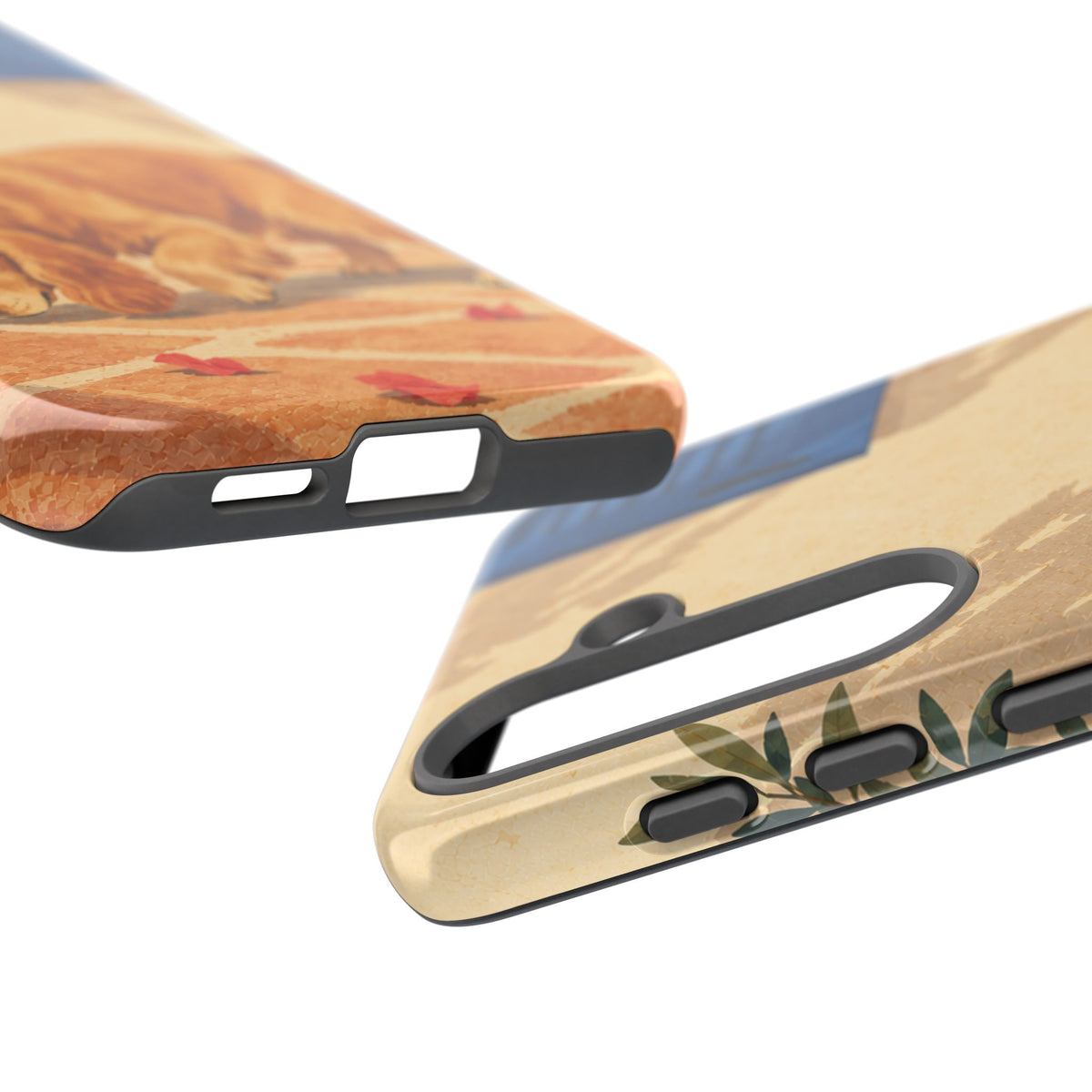 Cocker Spaniel Scent Trail Phone Case - Multicolor Phone Case