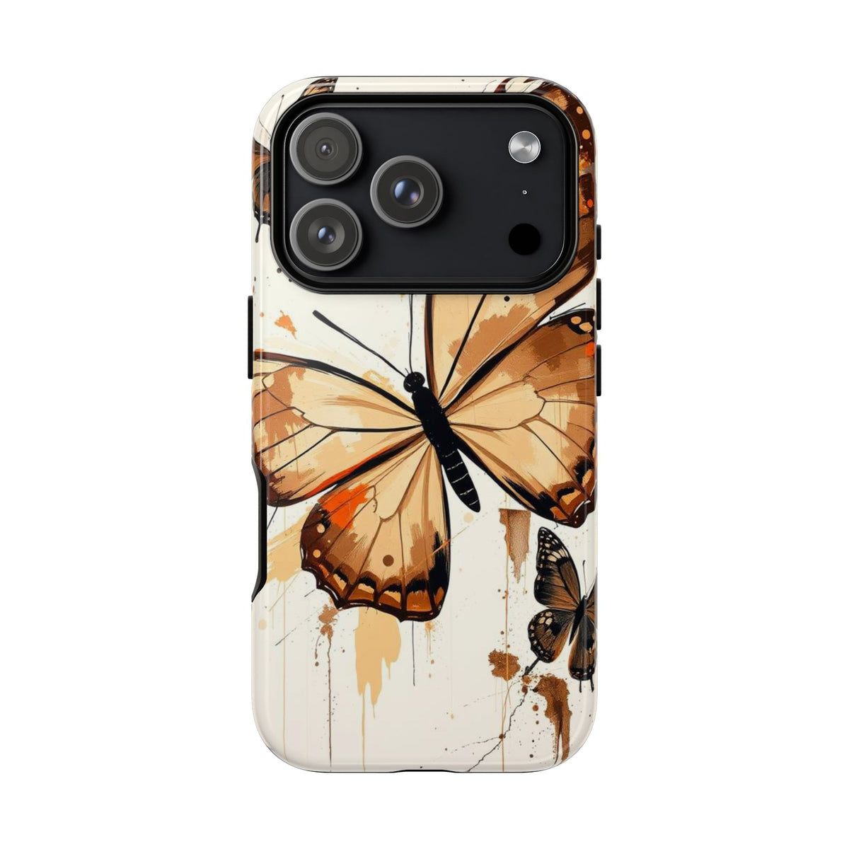Acrylic Style Butterflies Design Phone Case - Multicolor Phone Case - iPhone 17 Pro / Glossy
