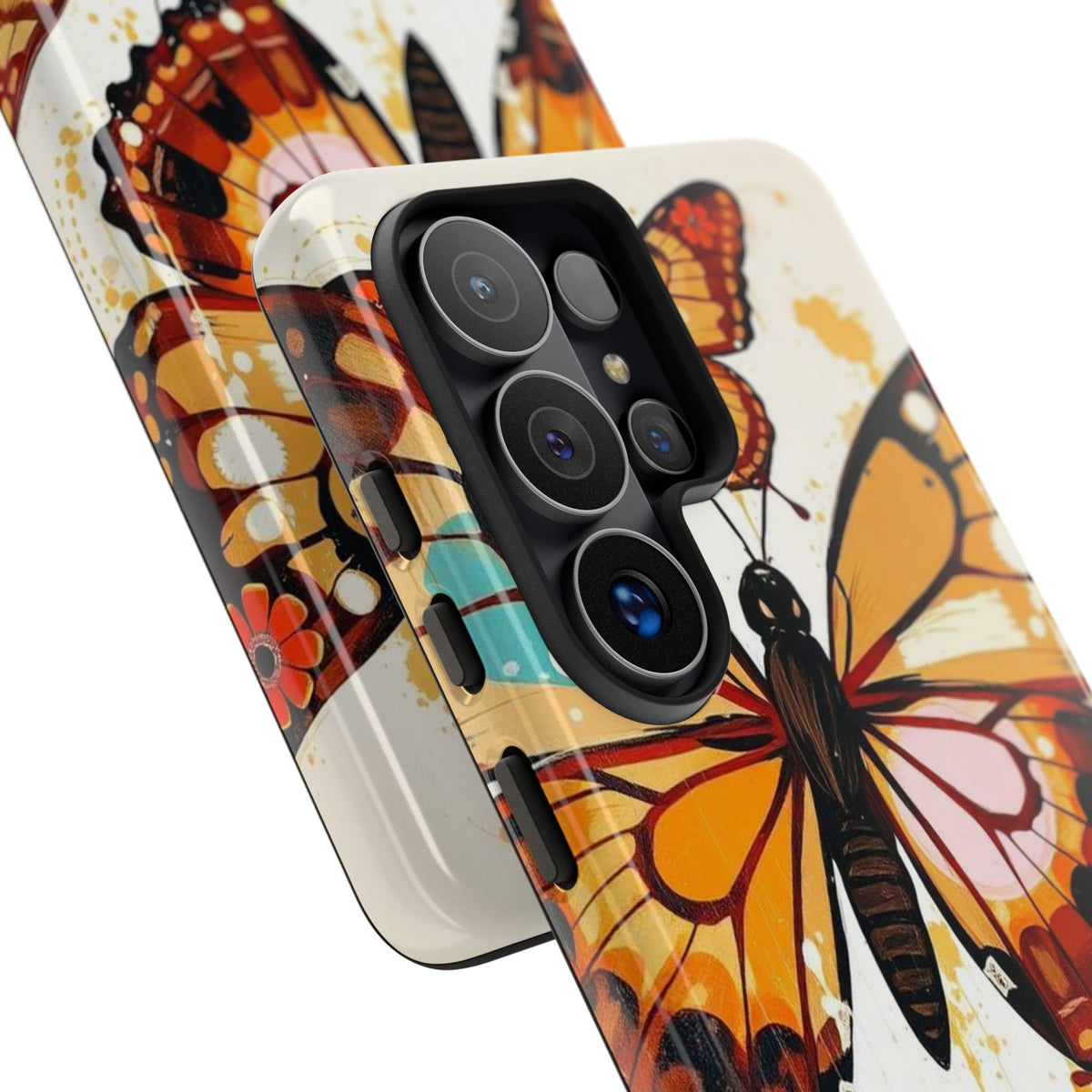 Abstract Butterflies Design Phone Case - Multicolor Phone Case