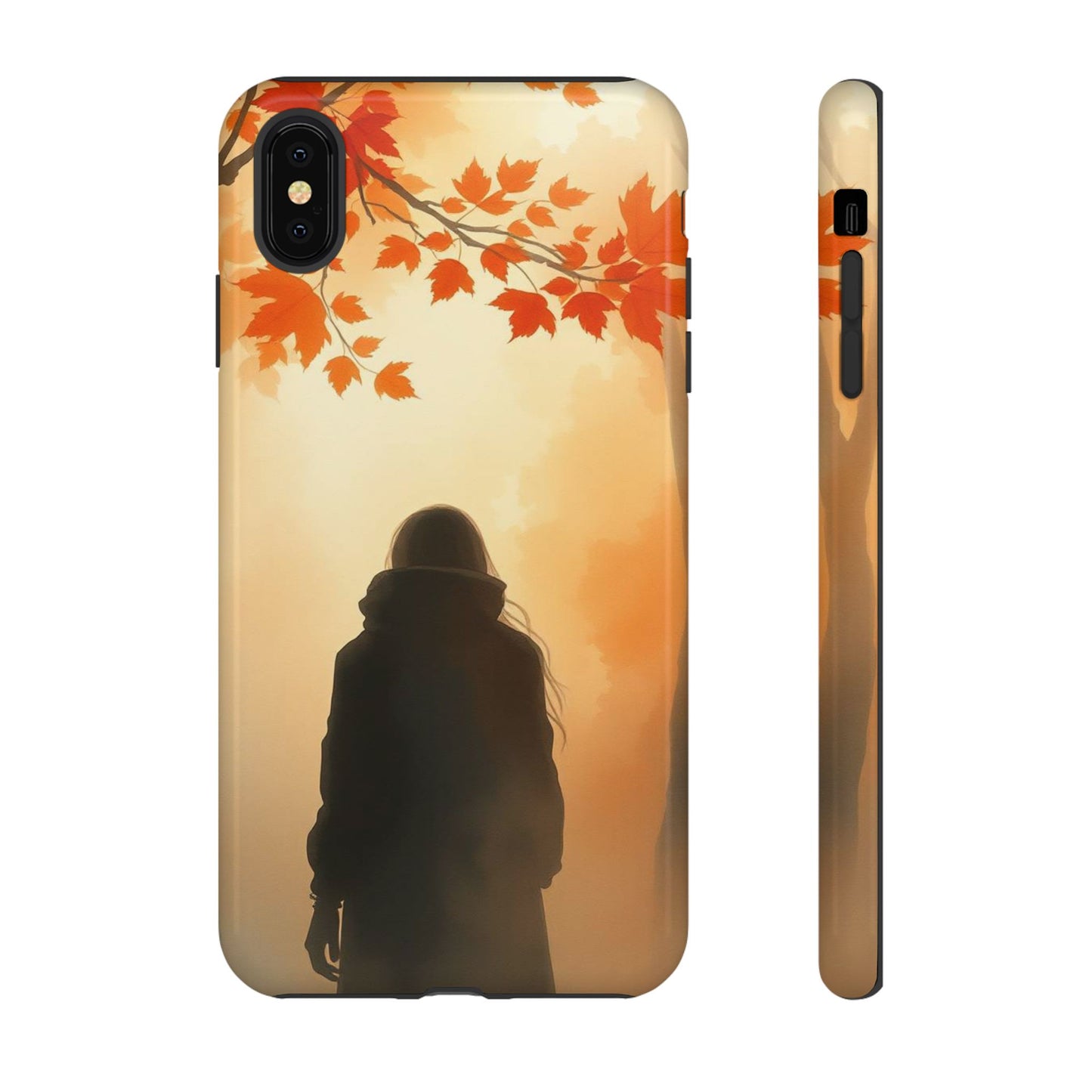 iPhone XS MAX / Glossy Phone Case - Watercolour Mysterious Woman Phone Case