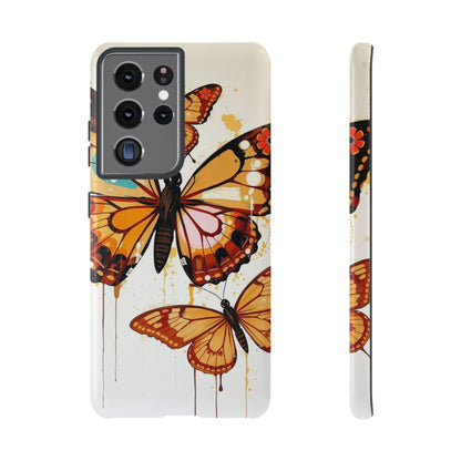 Samsung Galaxy S21 Ultra / Glossy Phone Case - Abstract Butterflies Design Phone Case