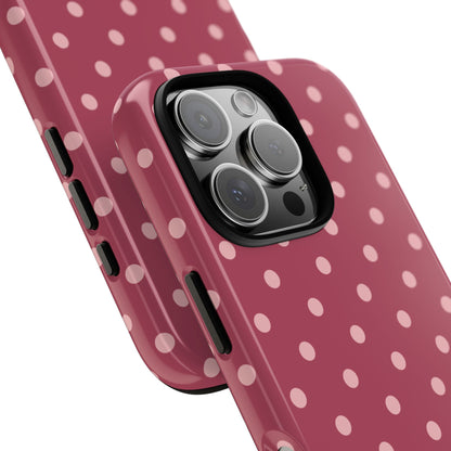 Pink Dot Pattern Phone Case