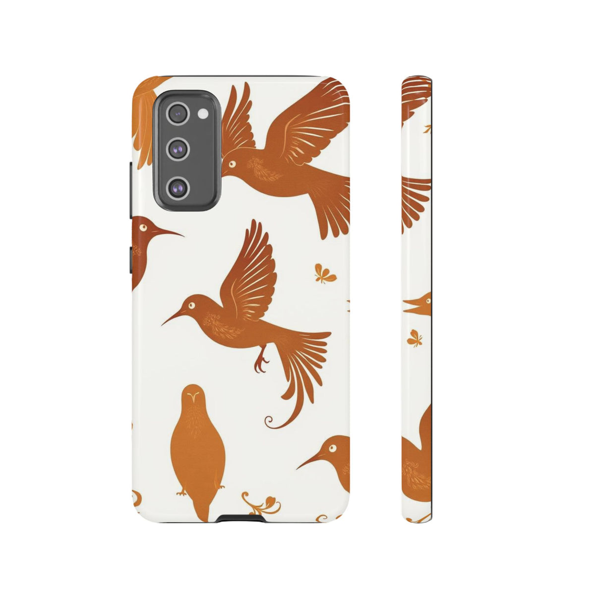 Abstract Bird Pattern Phone Case - Multicolor Phone Case - Samsung Galaxy S20 FE / Glossy