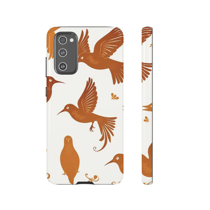 Abstract Bird Pattern Phone Case - Multicolor Phone Case - Samsung Galaxy S20 FE / Glossy