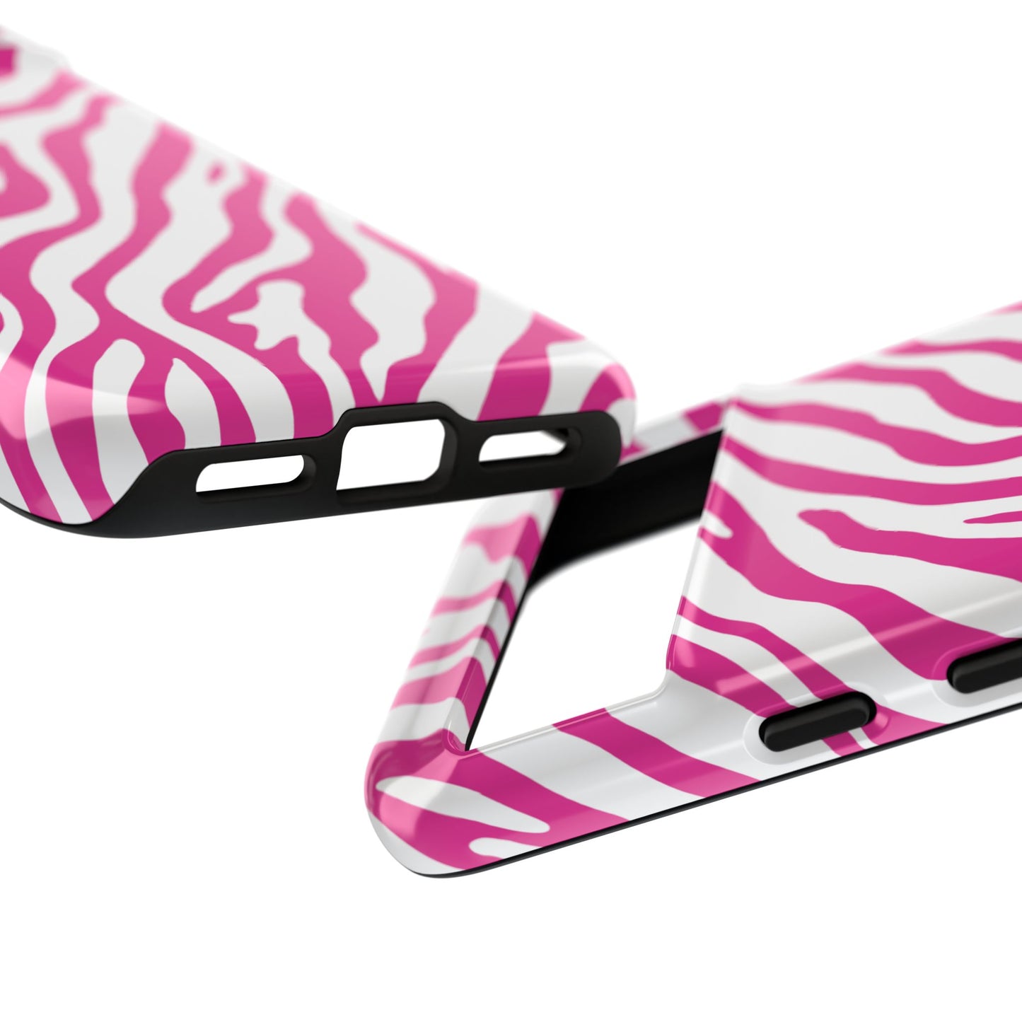 Stylish Hot Pink Zebra Print Phone Case