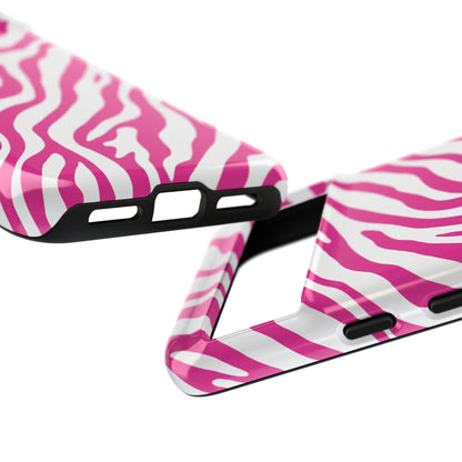 Stylish Hot Pink Zebra Print Phone Case