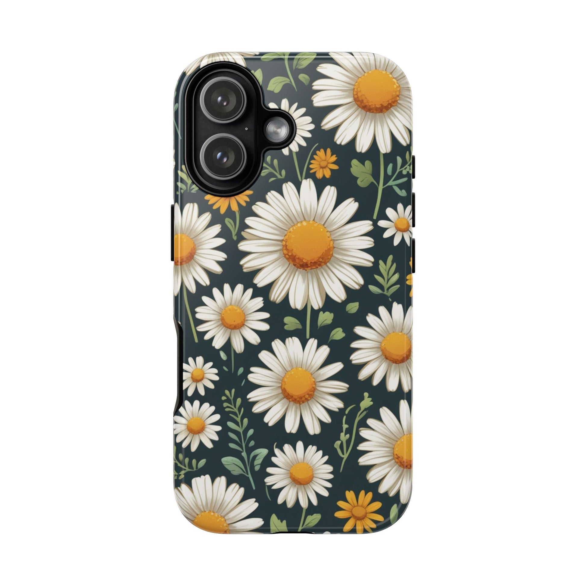iPhone 17 / Glossy Phone Case - Daisies Floral Pattern 3 Phone Case