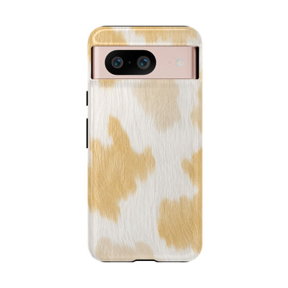Golden Honey Cow Print Phone Case