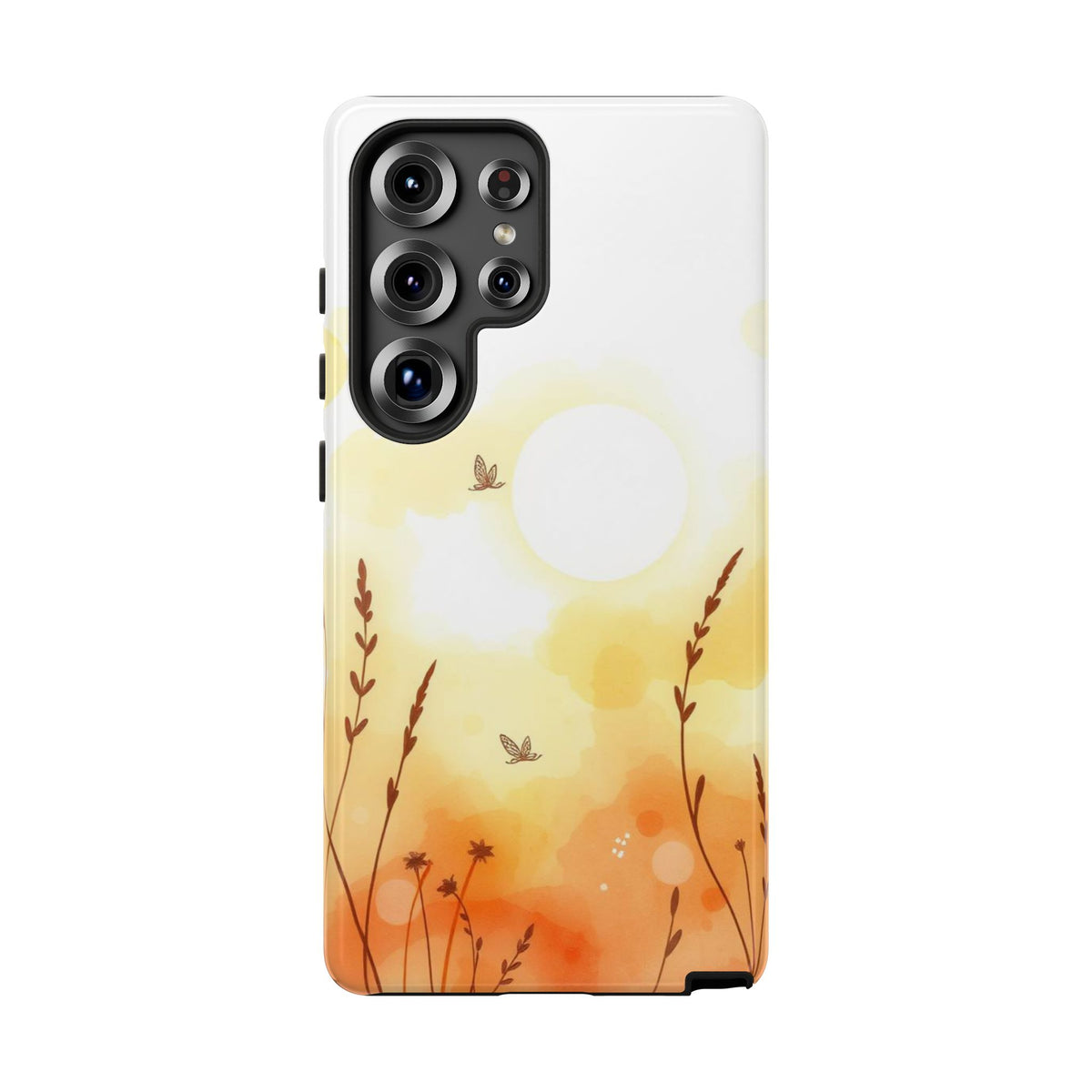 Boho Chic Watercolour Wildflower Pattern Phone Case - Multicolor Phone Case - Samsung Galaxy S25 Ultra / Glossy
